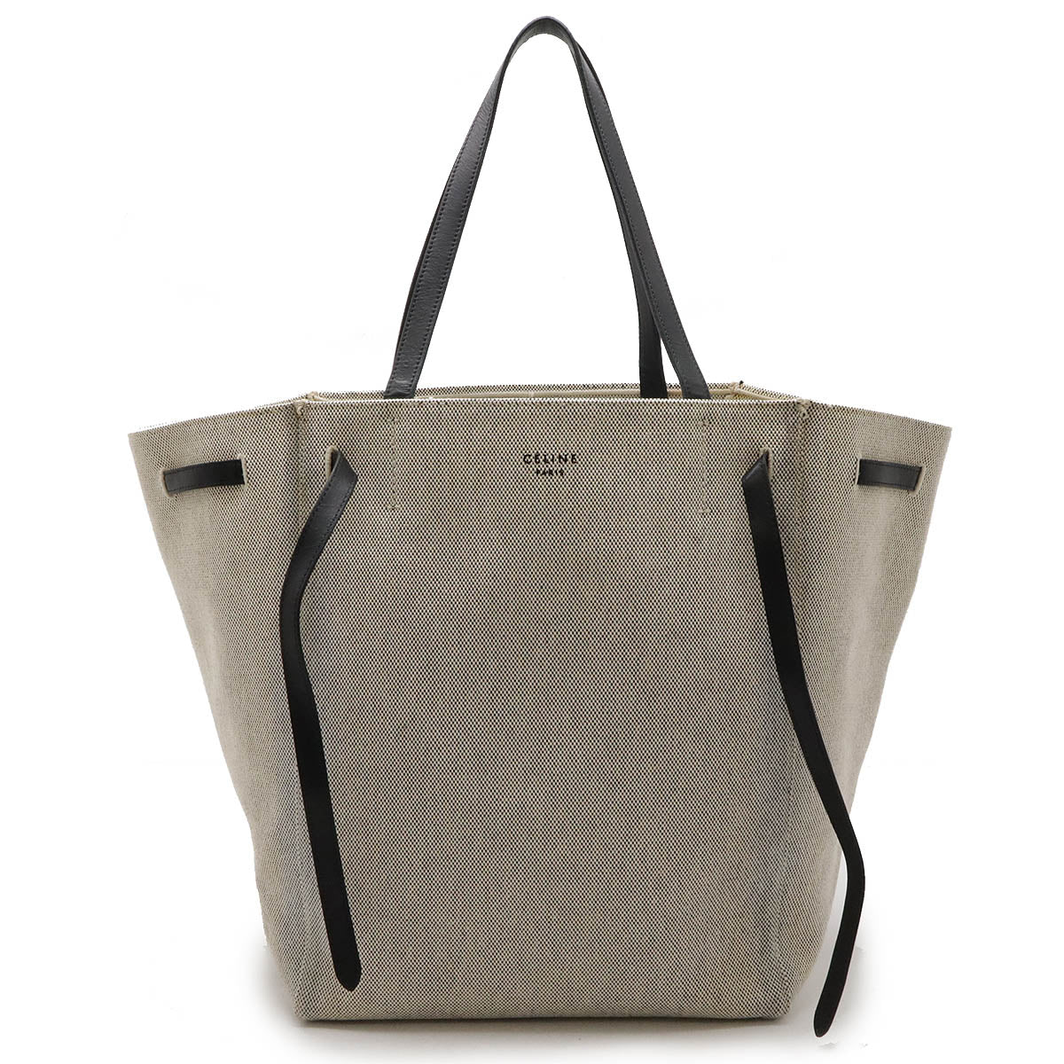 Celine Canvas Phantom Medium Belt Tote Bag