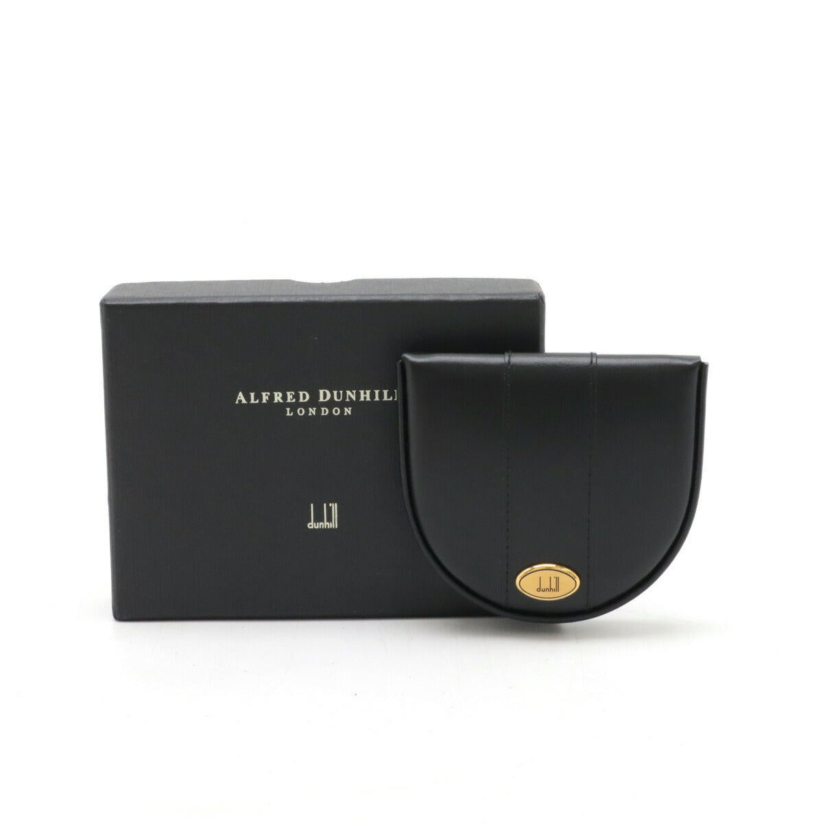 Dunhill Leather Coin Case Black