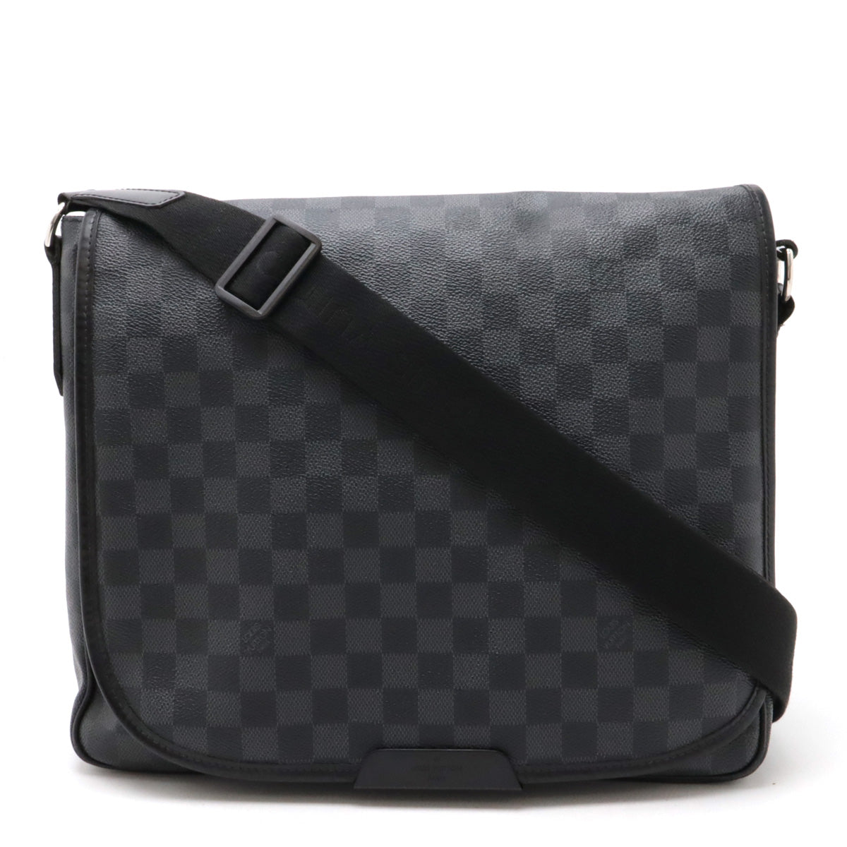 Louis Vuitton Damier Graphite Daniel MM Shoulder Bag N58029 in Good Condition