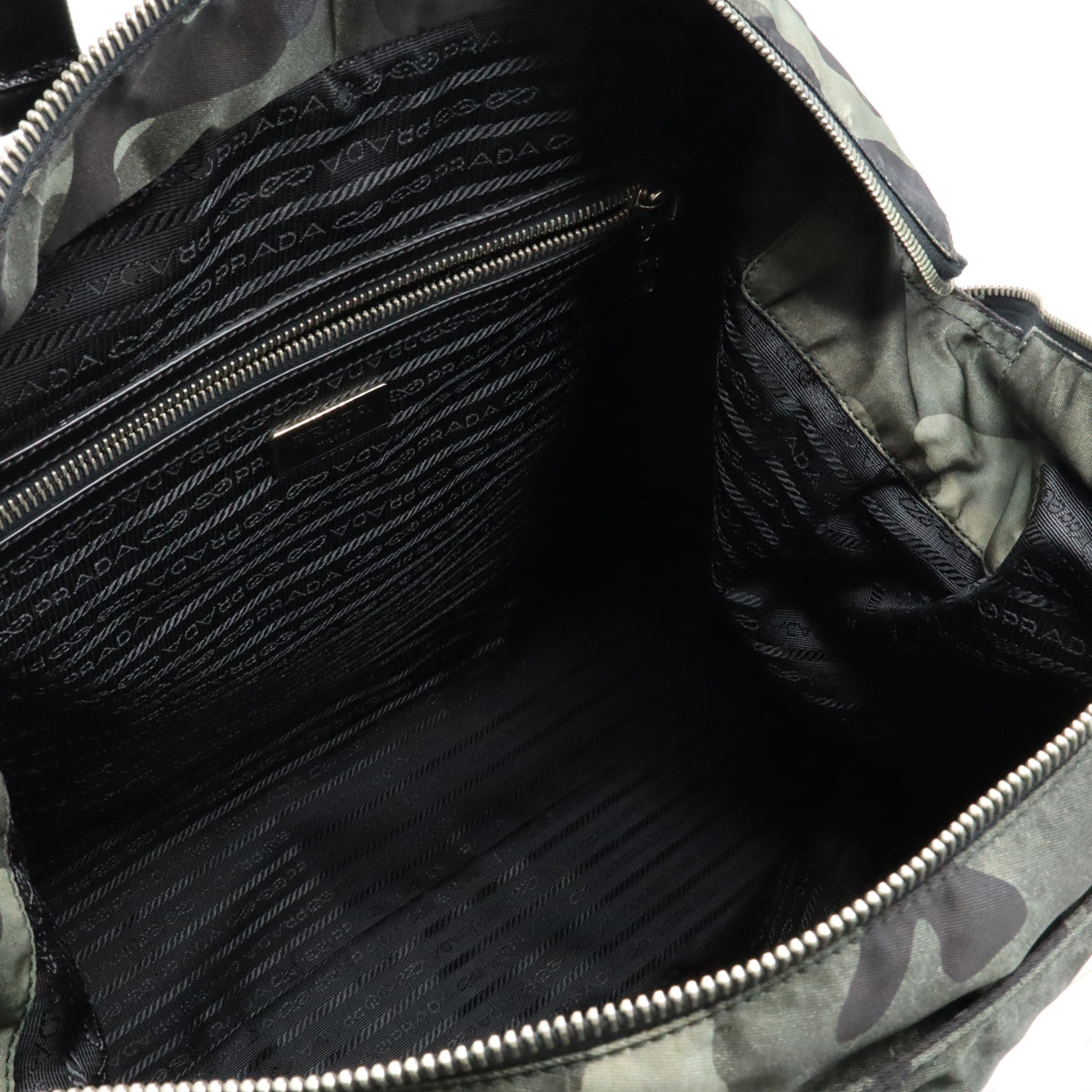 Prada Nylon Leather 2WAY Dragon Camouflage Bag