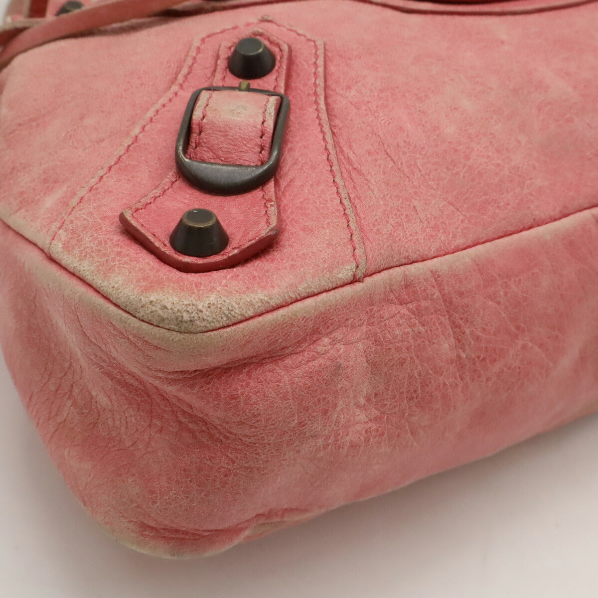 Balenciaga The First Leather Handbag Pink