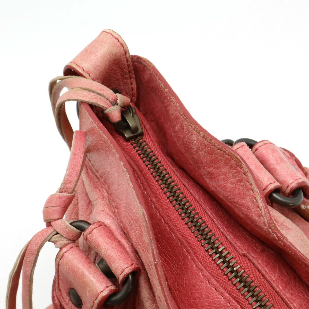 Balenciaga The First Leather Handbag Pink