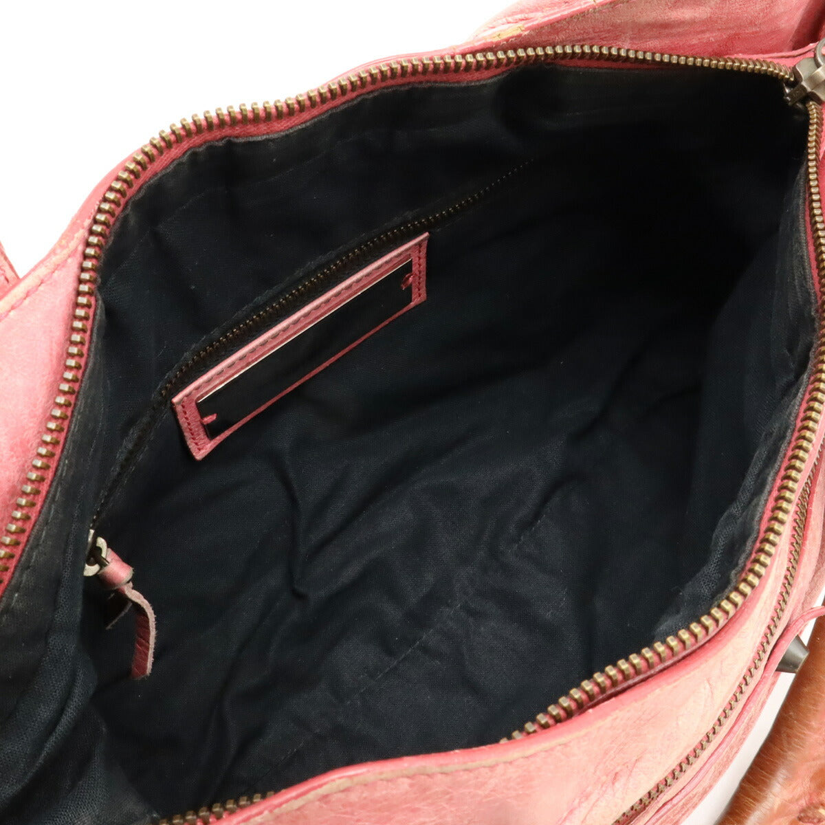 Balenciaga The First Leather Handbag Pink