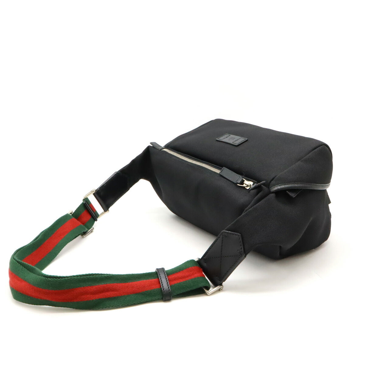 Gucci Nylon Canvas Leather Body Bag 353409