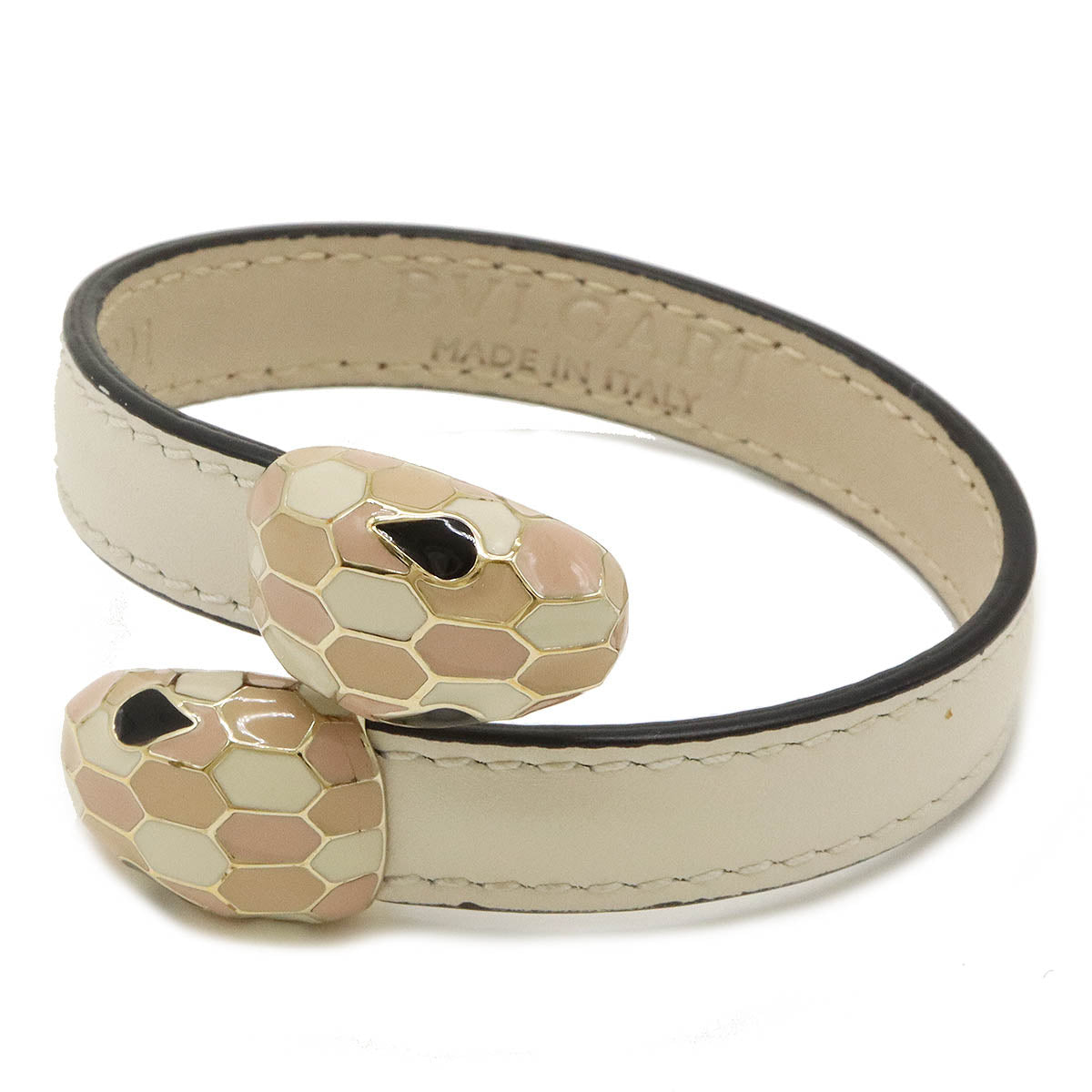 Bvlgari Serpenti Forever Bracelet Leather Metal