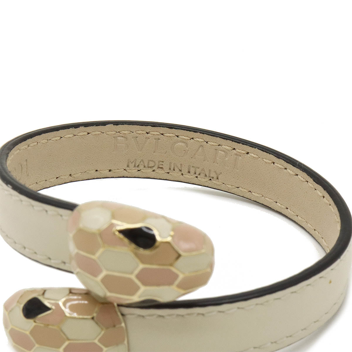 Bvlgari Serpenti Forever Bracelet Leather Metal