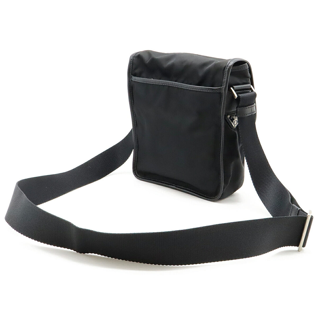 Prada Nylon/Leather Shoulder Bag Pochette V167