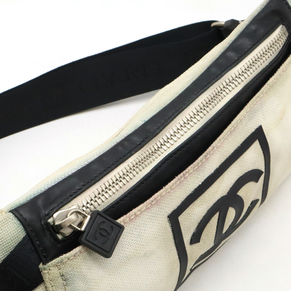 Chanel Canvas Sport Line Coco Mark Waist Bag