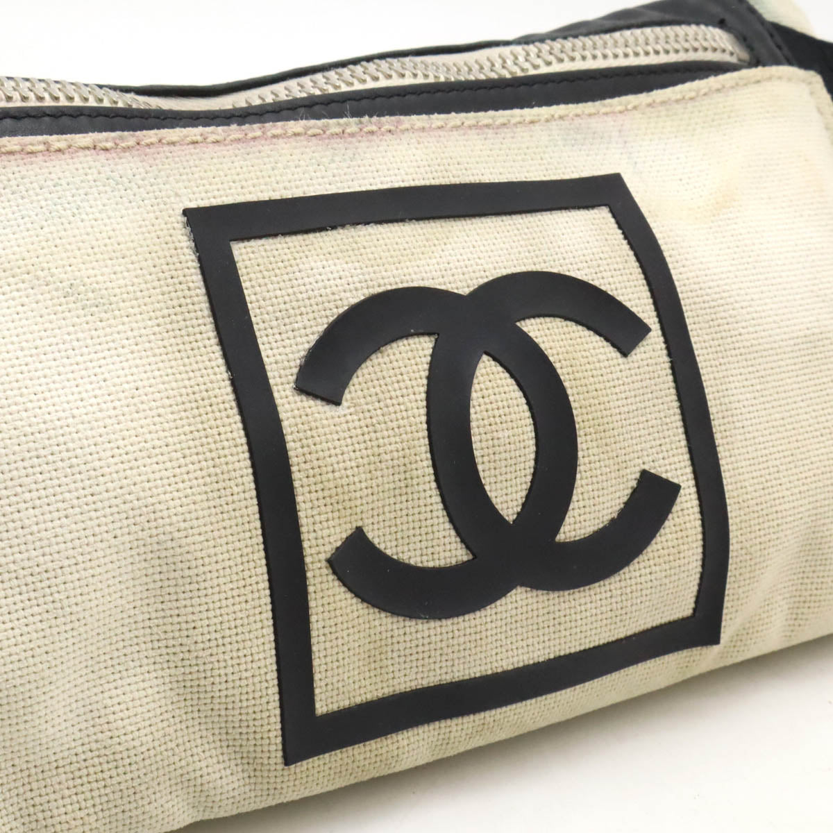 Chanel Canvas Sport Line Coco Mark Waist Bag