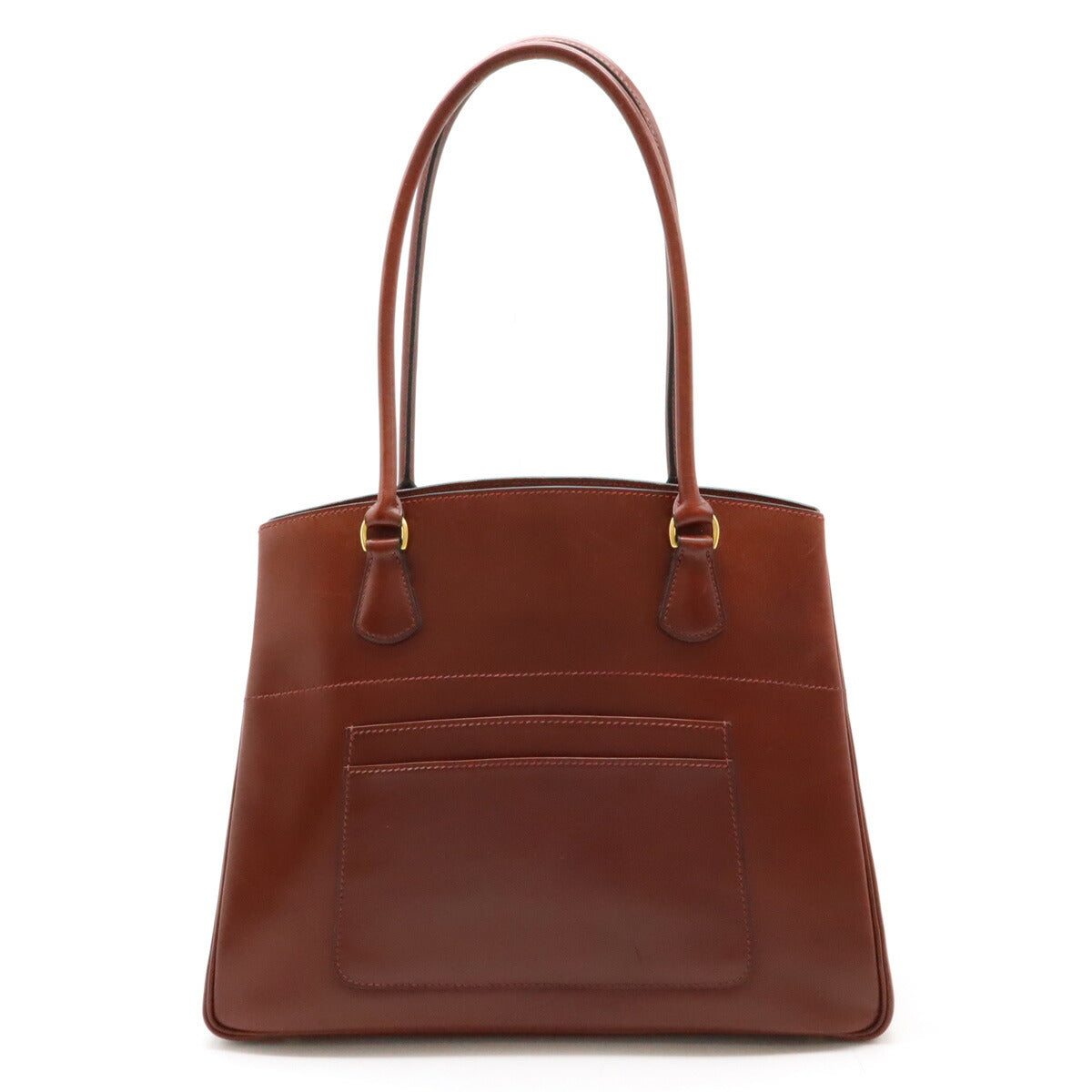 Hermes La Tote Bag Leather Red