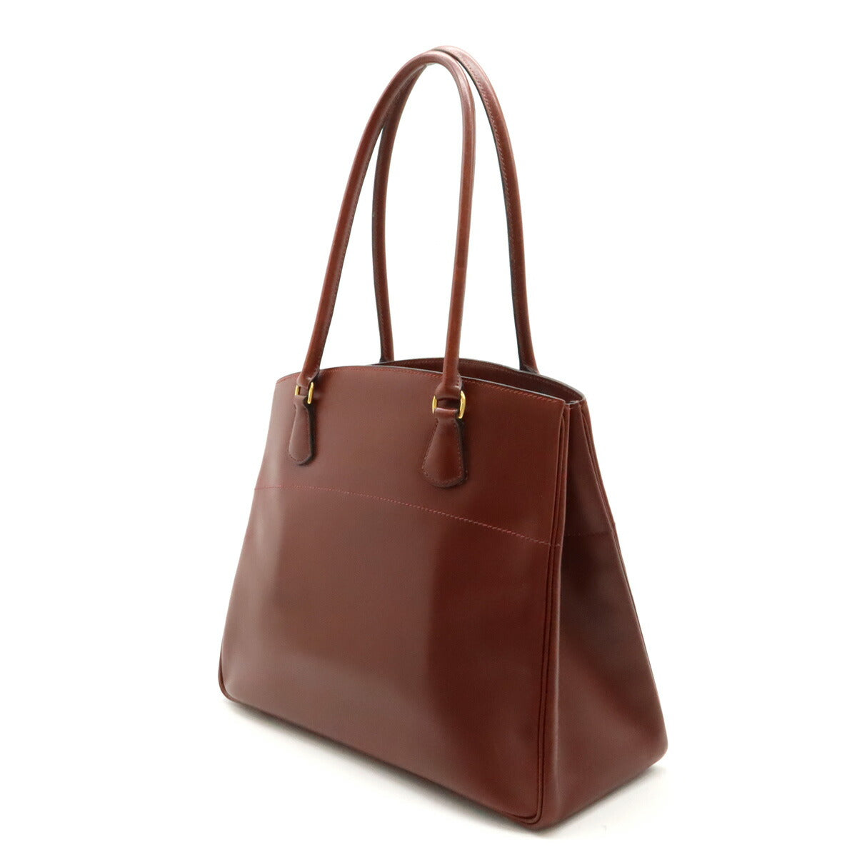 Hermes La Tote Bag Leather Red