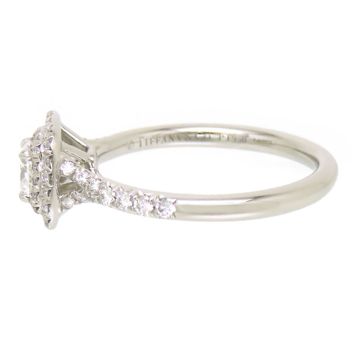 Tiffany & Co PT950 Diamond Engagement Ring