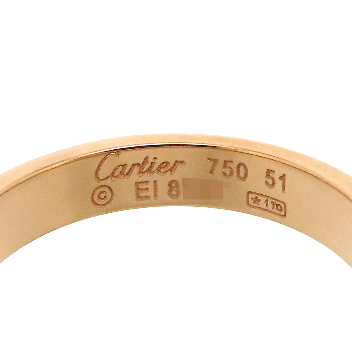 Cartier K18PG Love Wedding Ring B4085251