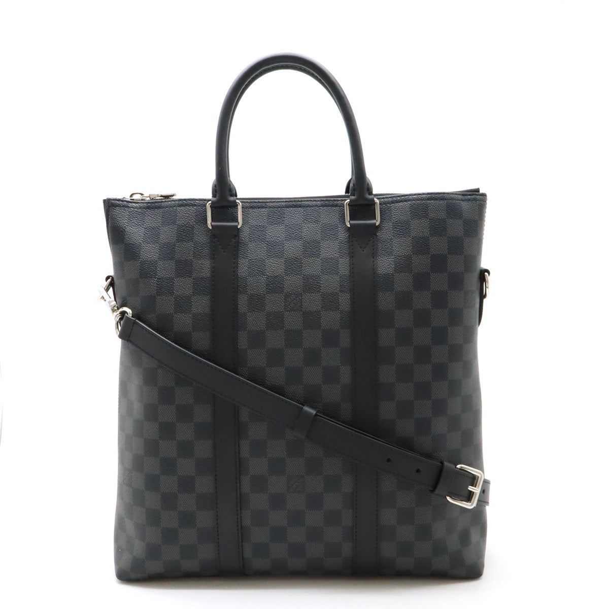 Louis Vuitton Damier Graphite Anton Tote Bag N40000 in Very Good Condition