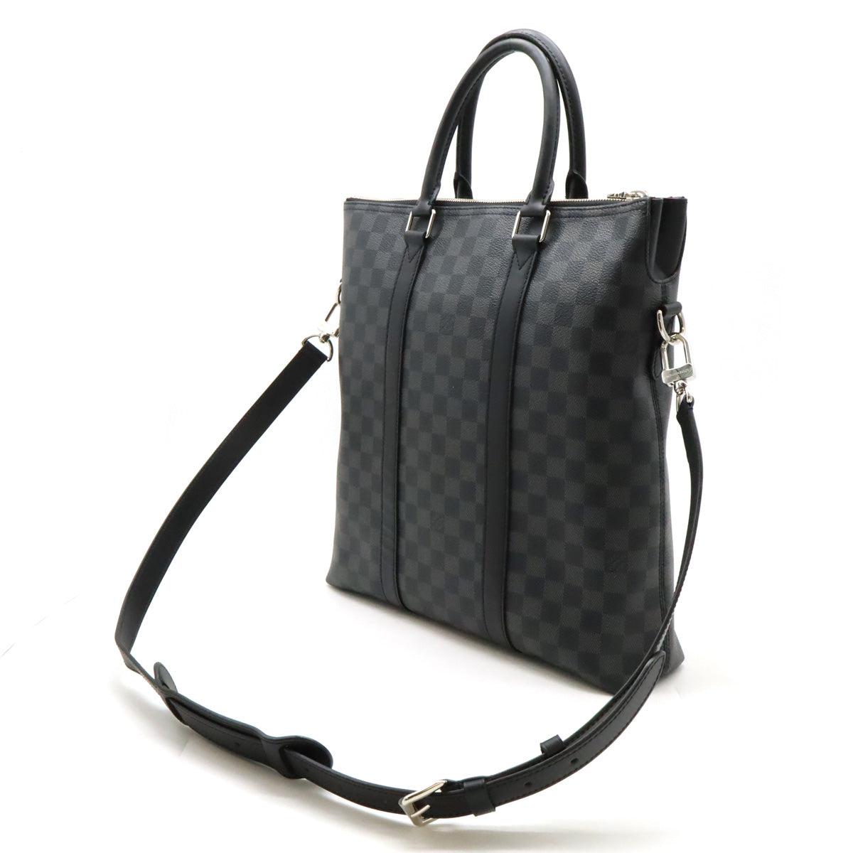 Louis Vuitton Damier Graphite Anton Tote Bag N40000 in Very Good Condition