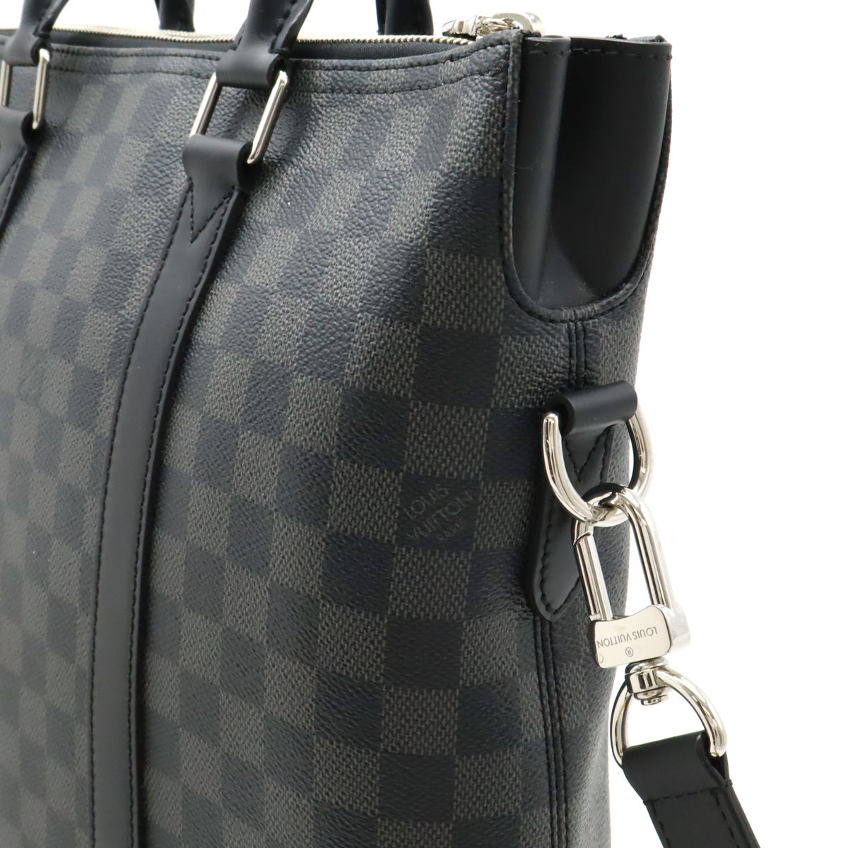 Louis Vuitton Damier Graphite Anton Tote Bag N40000 in Very Good Condition