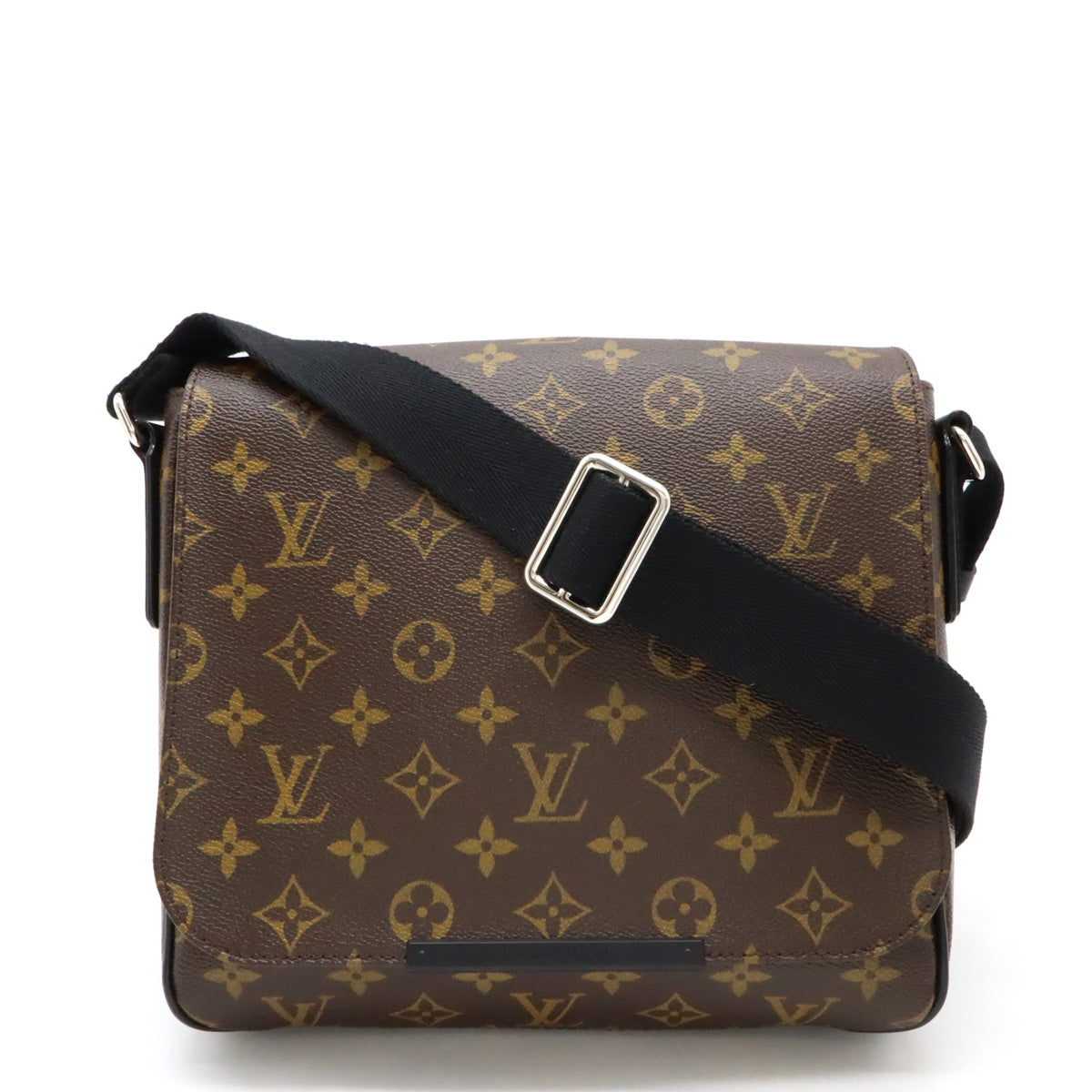 Louis Vuitton Monogram Macassar District PM Shoulder Bag M40935 in Great Condition