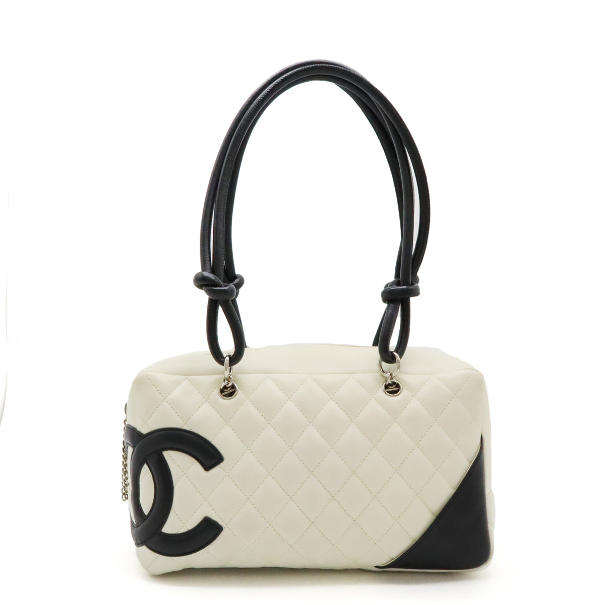 Chanel Cambon Line Bowling Bag Leather A25171