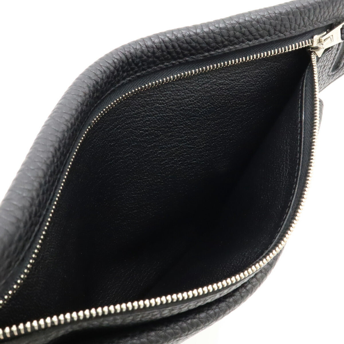 Hermes Waist Bag Multi Pouch Black Leather