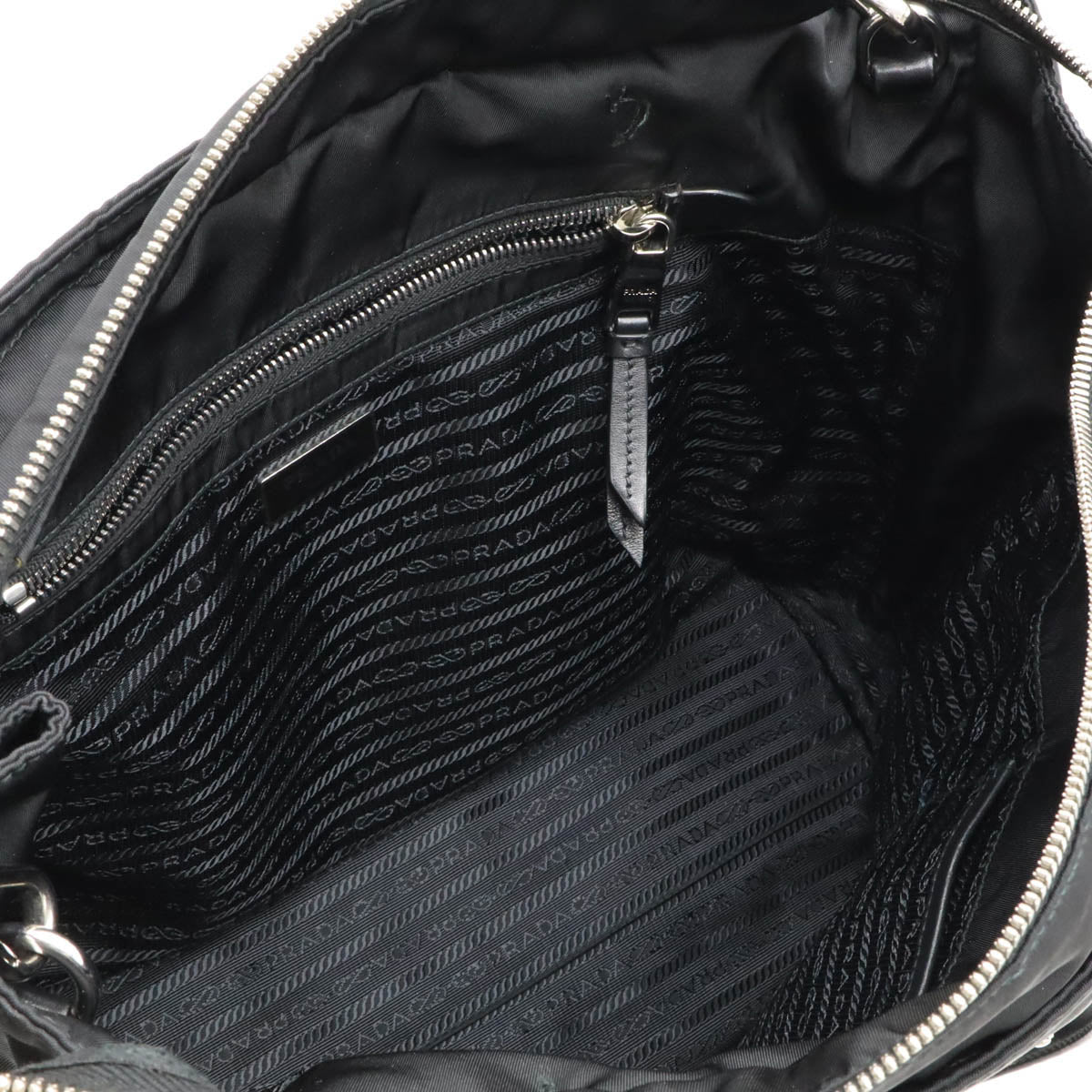 Prada Nylon Leather Tote Bag 1BG228