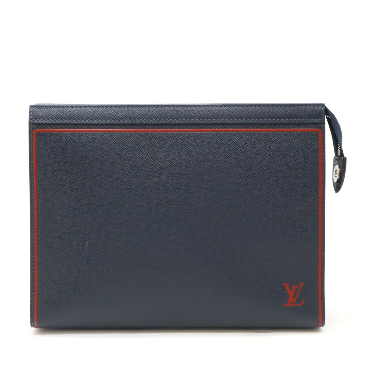 Louis Vuitton Taiga Leather Pochette Voyage MM Clutch M63394 in Great Condition