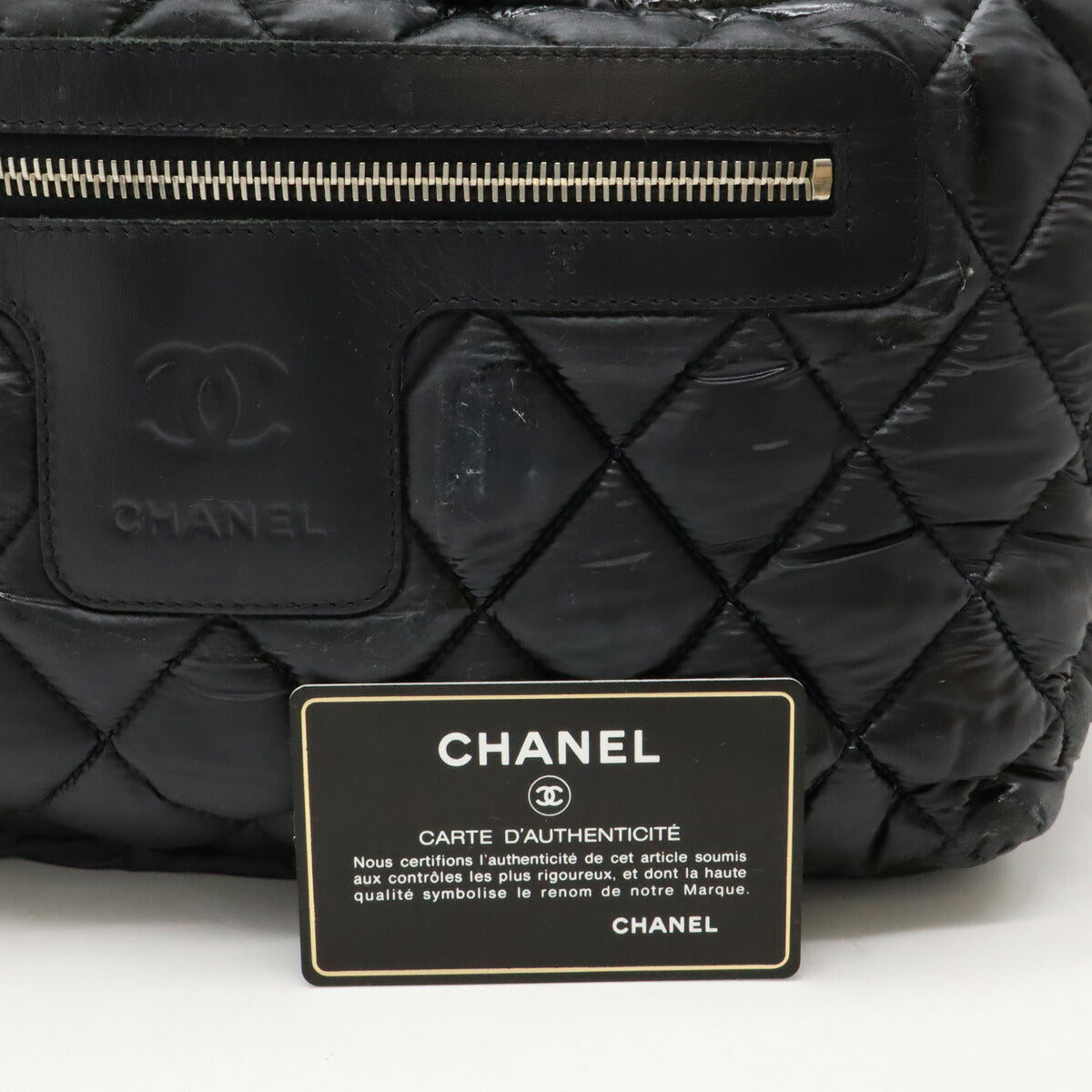 Chanel Coco Cocoon Small Tote Bag Nylon/Leather