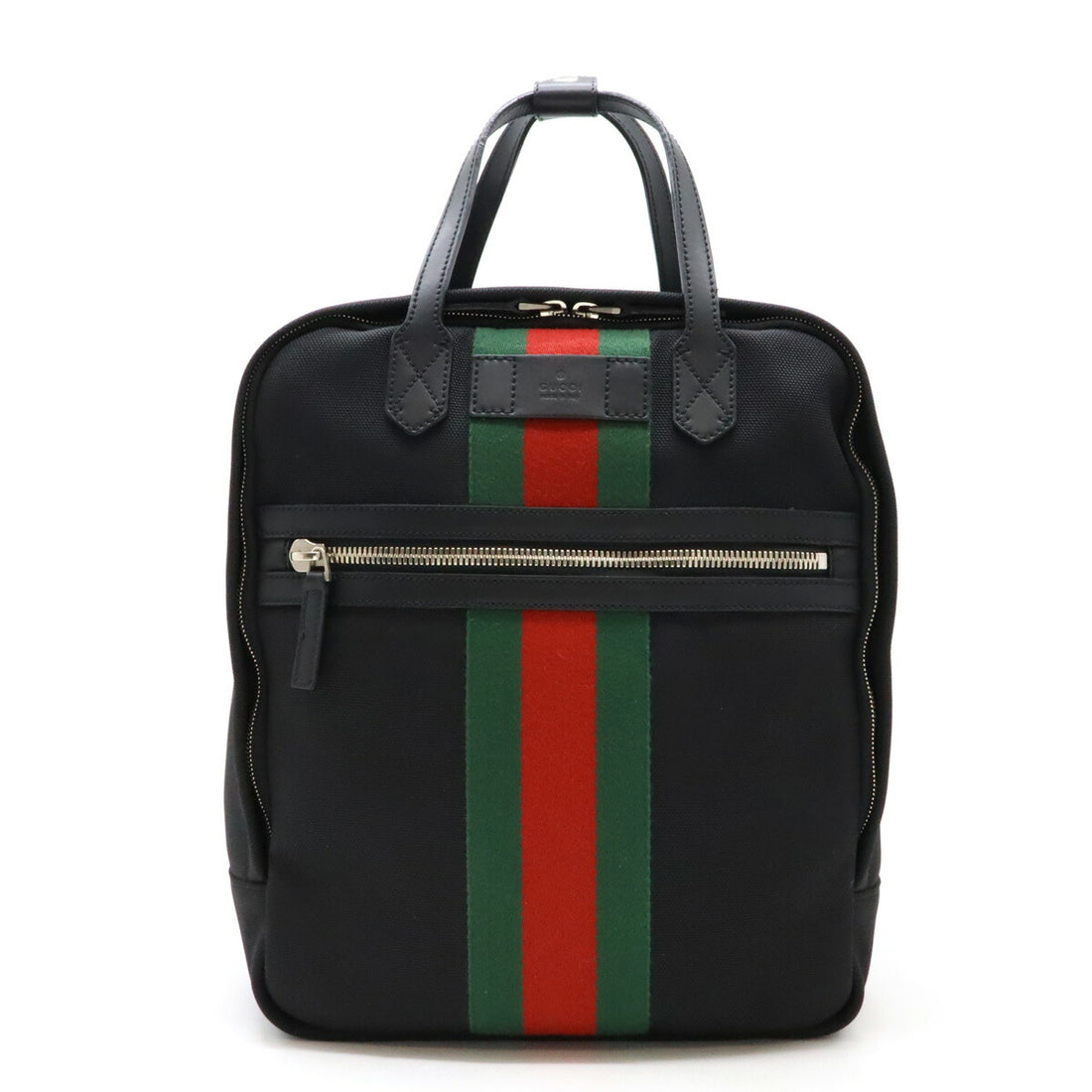 Gucci Techno Canvas Leather Backpack