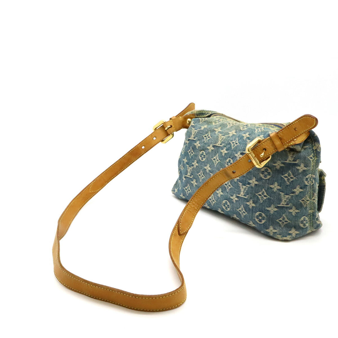 Louis Vuitton Monogram Denim Bag PM Blue