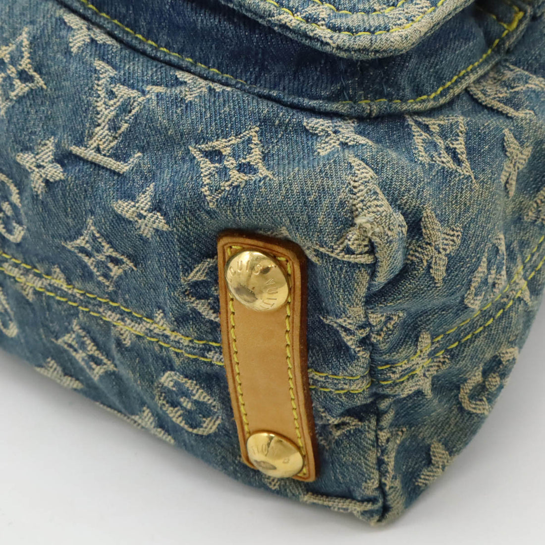 Louis Vuitton Monogram Denim Bag PM Blue