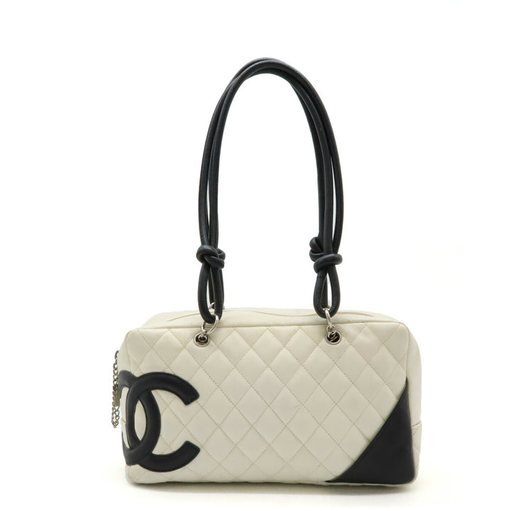 Chanel Cambon Line Bowling Bag Leather