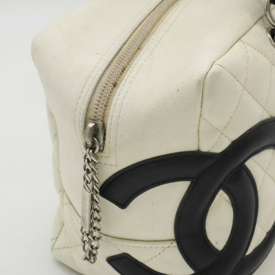 Chanel Cambon Line Bowling Bag Leather