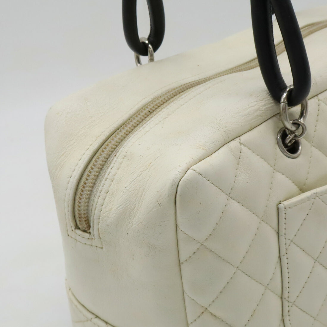 Chanel Cambon Line Bowling Bag Leather