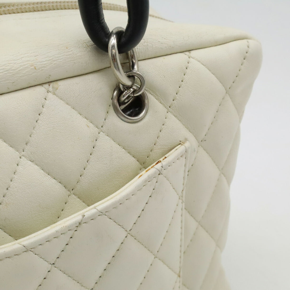 Chanel Cambon Line Bowling Bag Leather