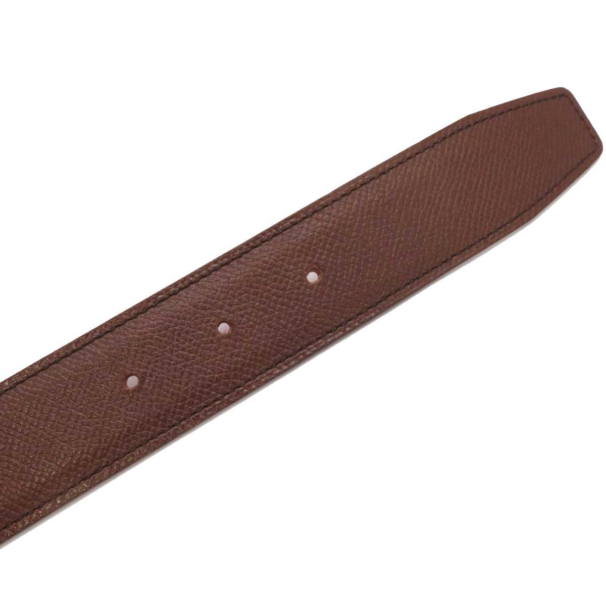 Hermes Reversible Leather Belt Brown Red