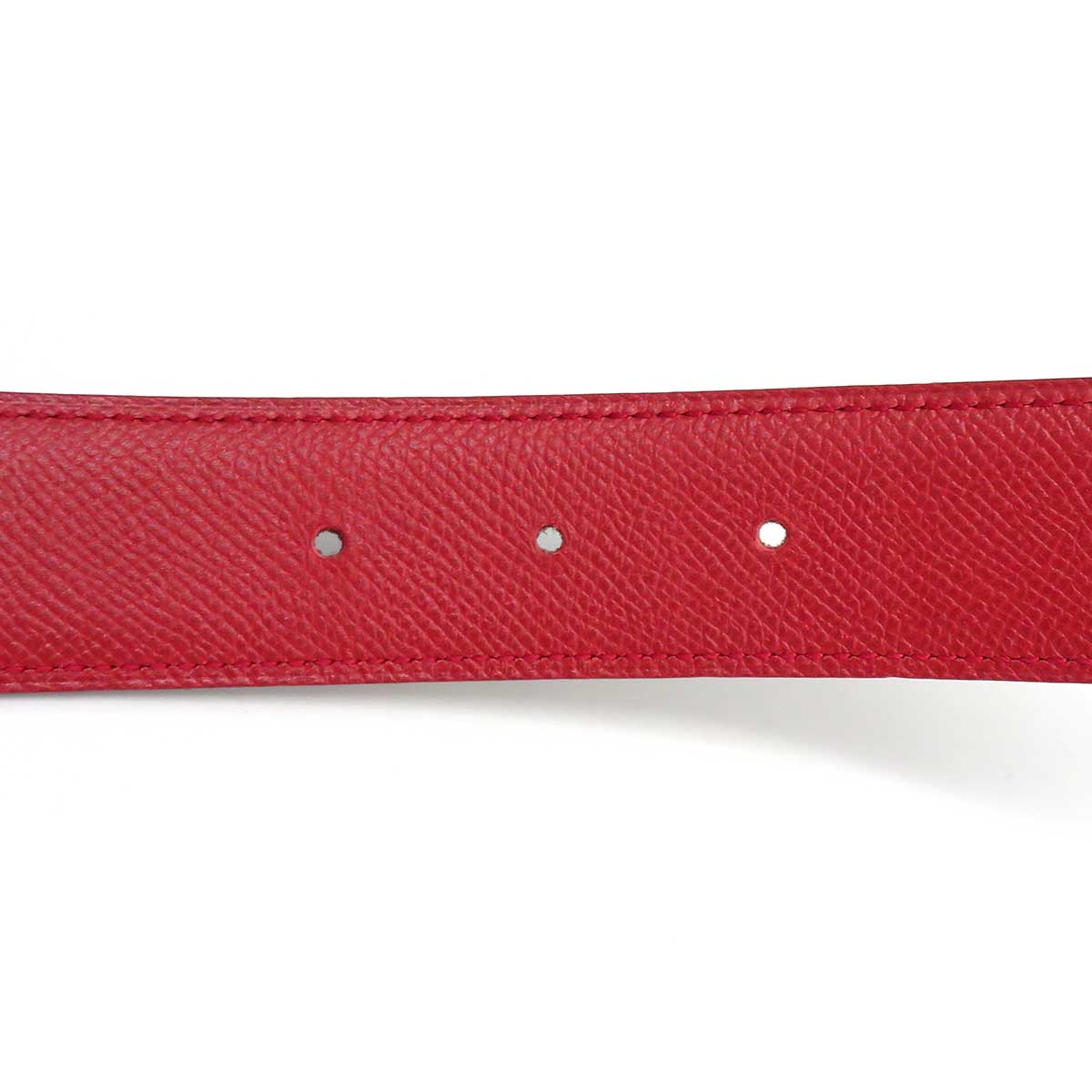 Hermes Reversible Leather Belt Brown Red