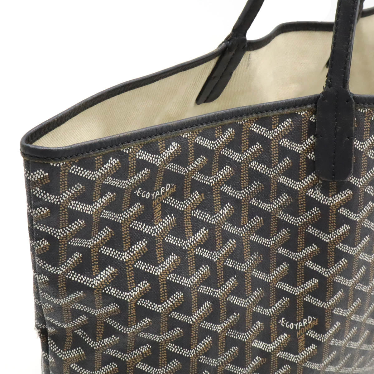 Goyard St. Louis PM Tote Bag Coated Canvas Leather