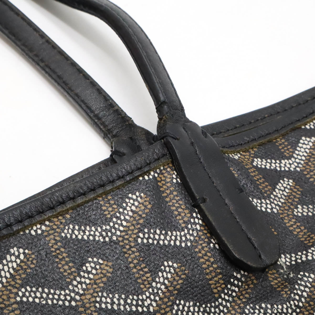 Goyard St. Louis PM Tote Bag Coated Canvas Leather