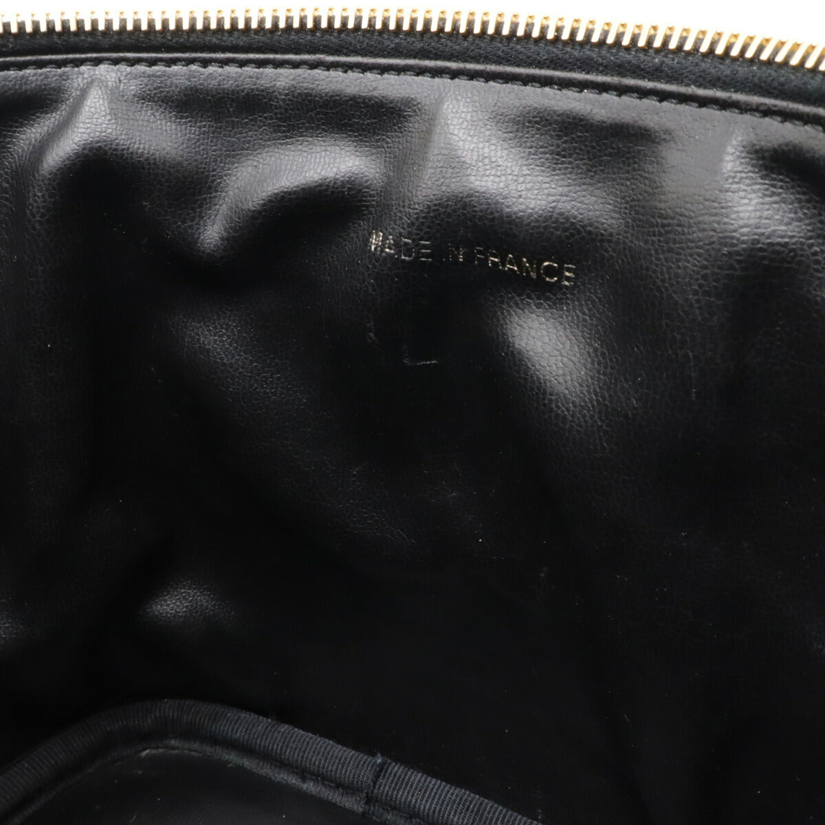 Chanel Caviar Vanity Bag Black Leather