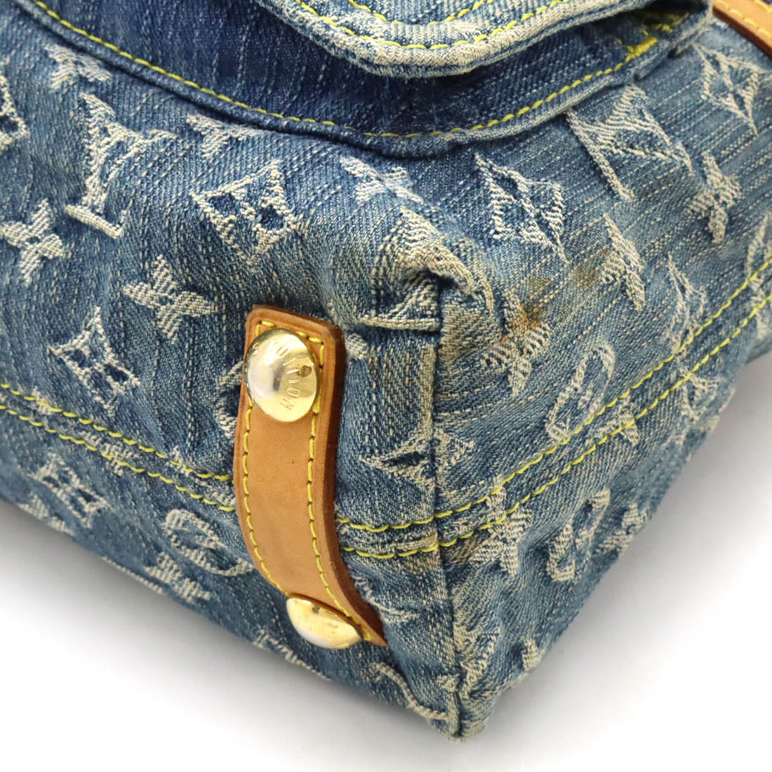 Louis Vuitton Monogram Denim Bag PM Blue M95049