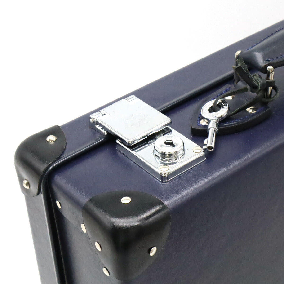 GLOBE TROTTER Original Attache Case Navy Black