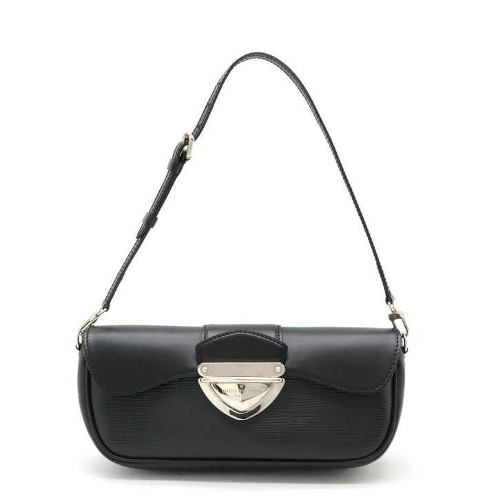 Louis Vuitton Epi Leather Pochette Montaigne Black