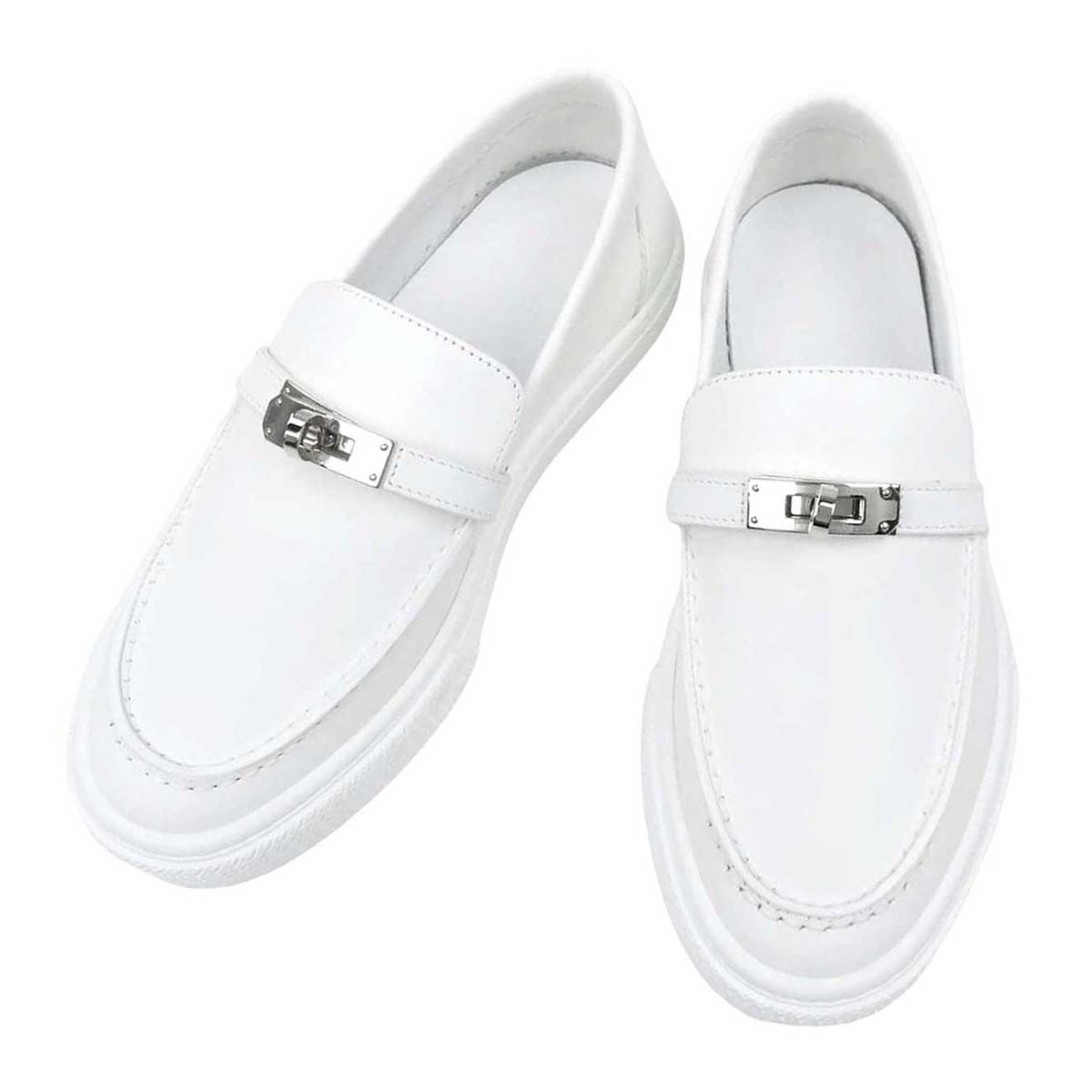 Hermes Leather Slip-On Sneakers H231015Z