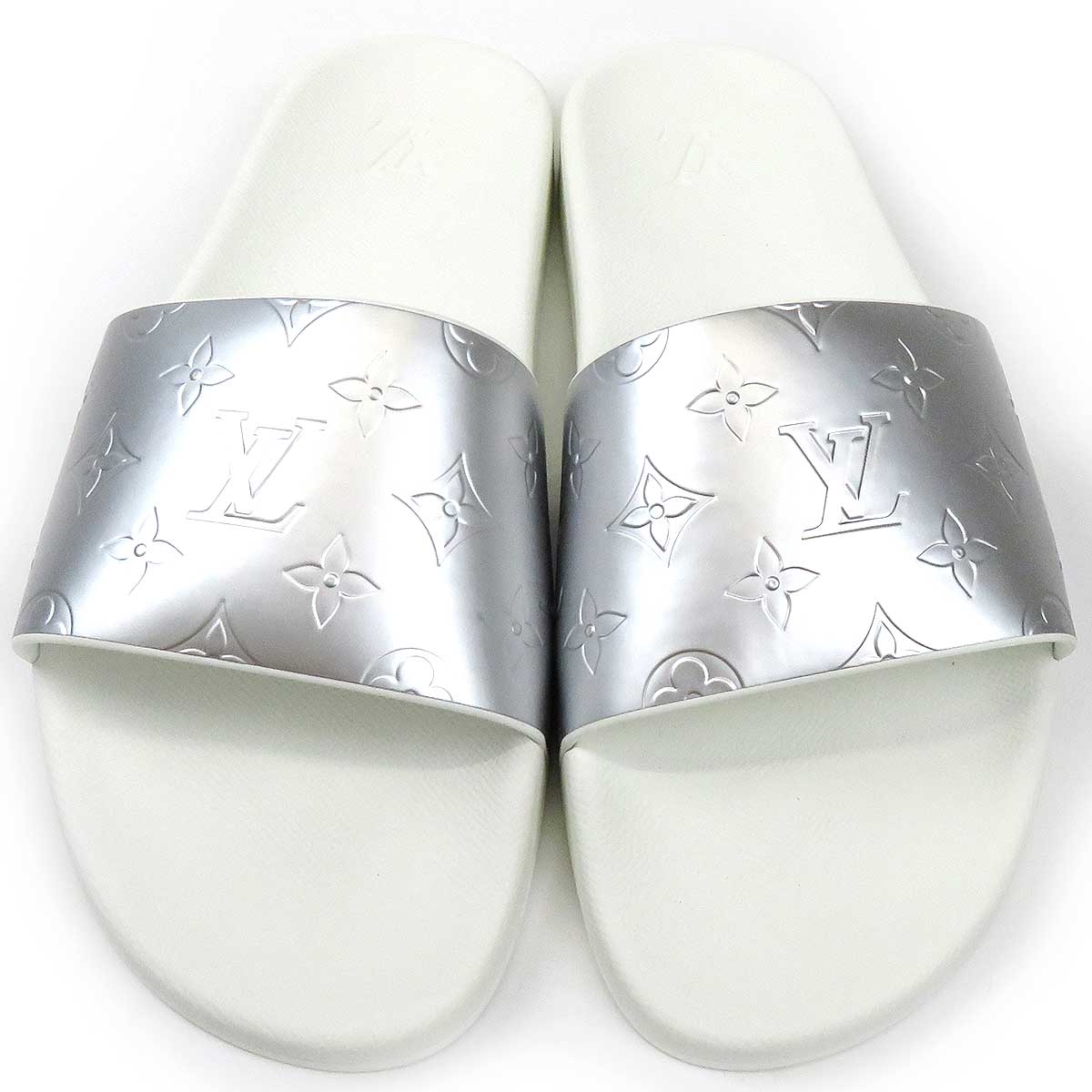 Louis Vuitton Metallic Rubber Sandals