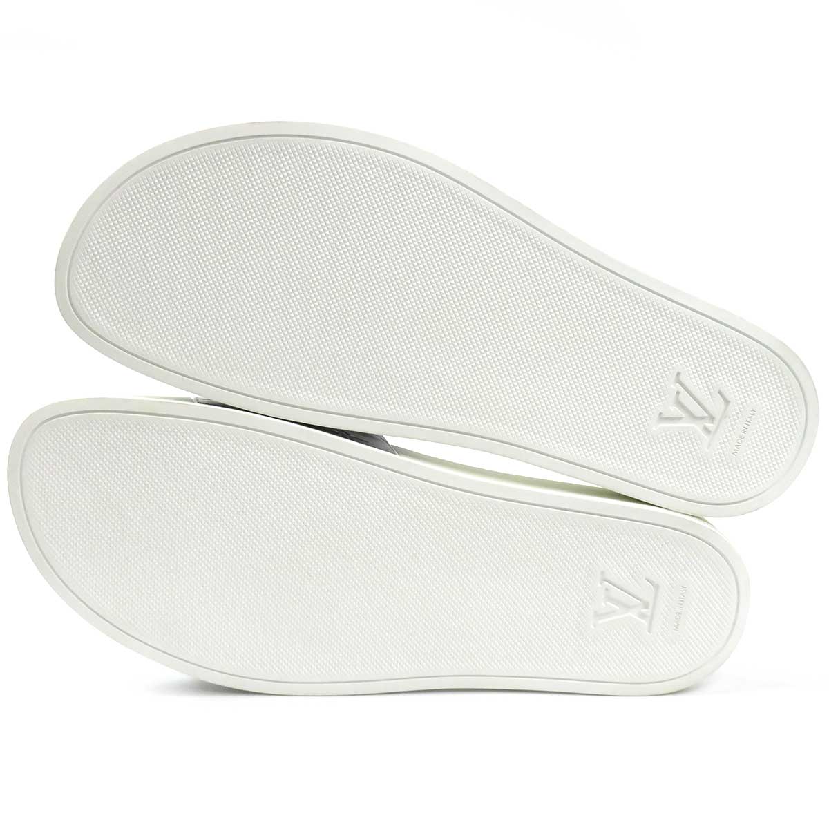 Louis Vuitton Metallic Rubber Sandals