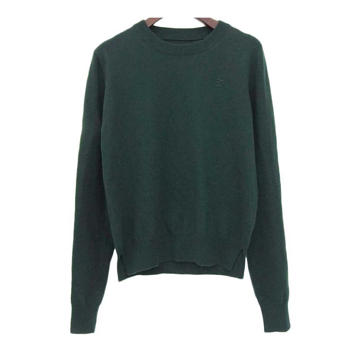 Maison Margiela Wool Logo Embroidery Knit Sweater