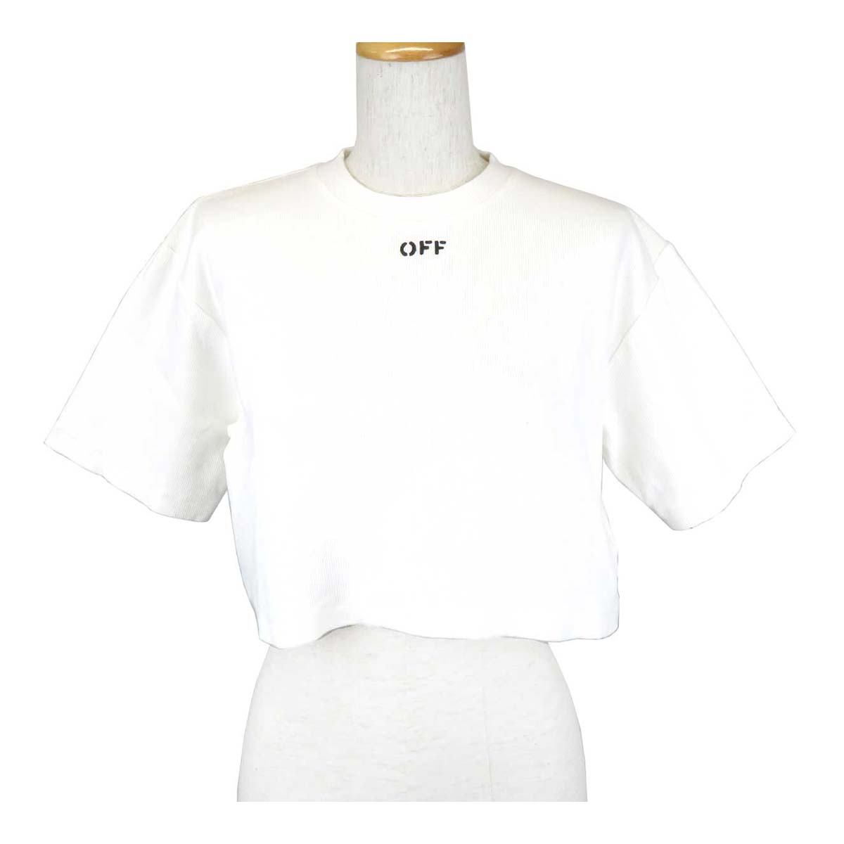 Off-White Cropped T-Shirt