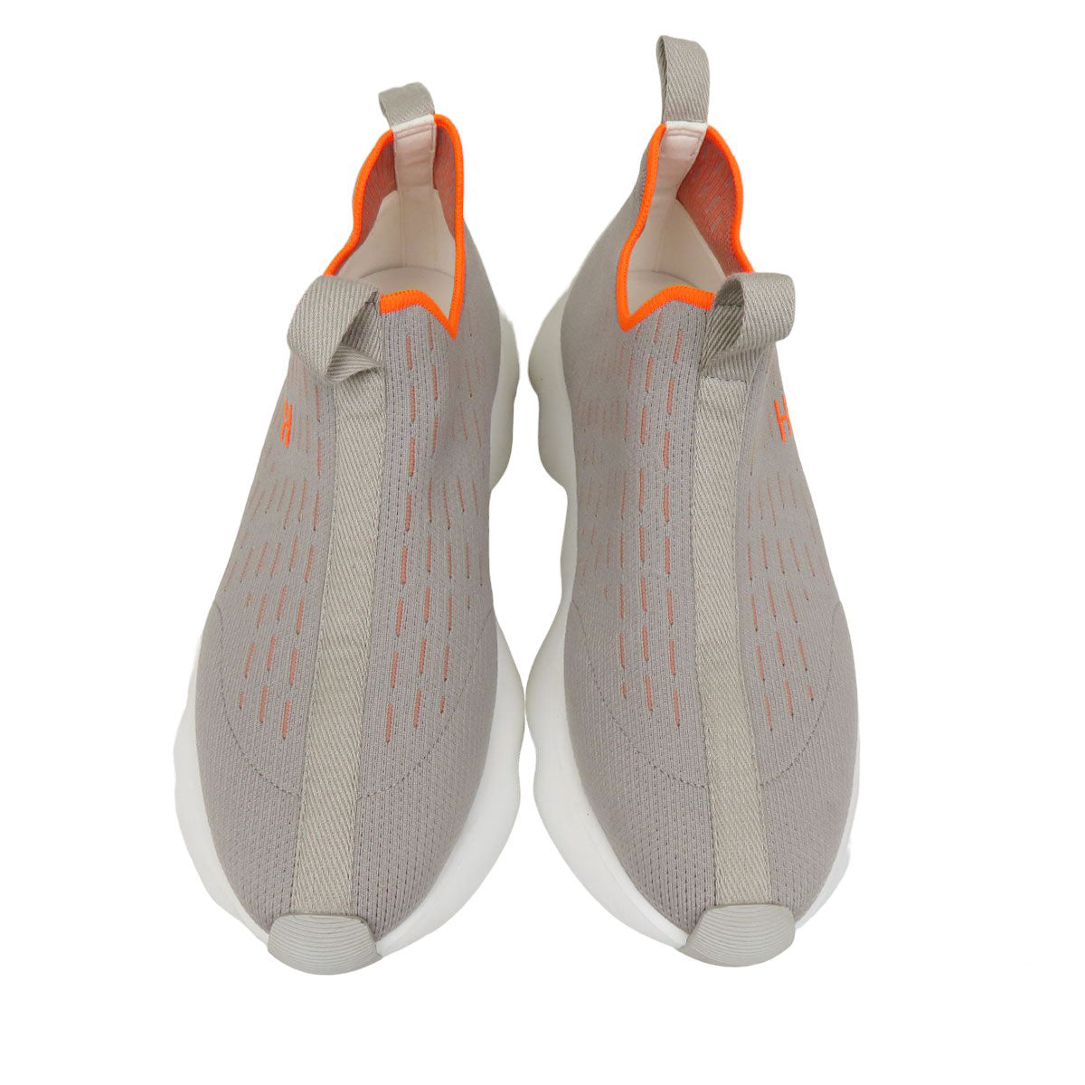 Hermes Sneakers Grey Orange