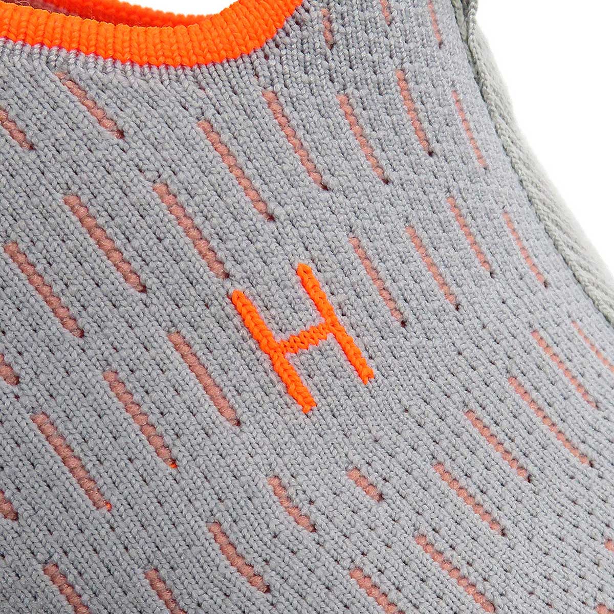 Hermes Sneakers Grey Orange