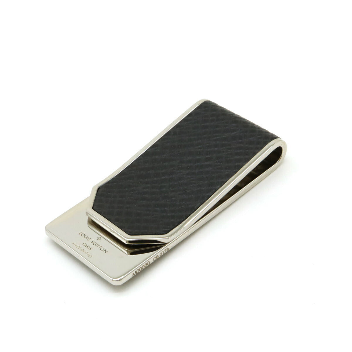 Louis Vuitton Taiga Leather Money Clip Black