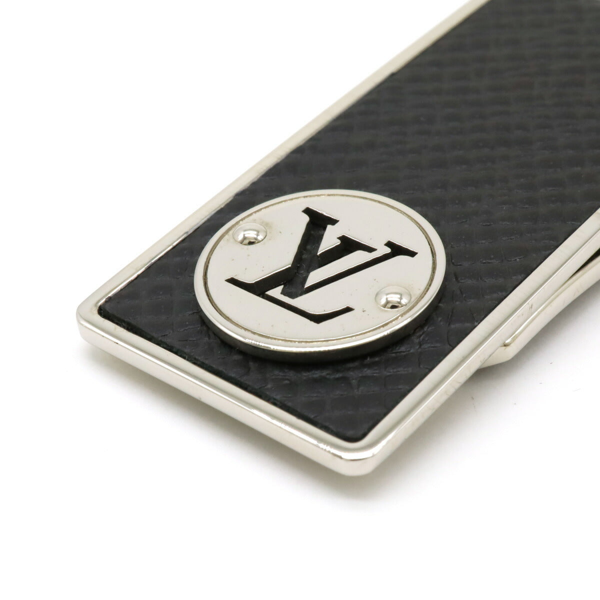 Louis Vuitton Taiga Leather Money Clip Black